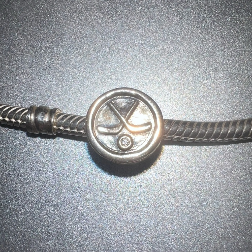Authentic Pandora Hockey Charm